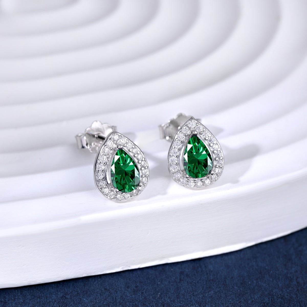 [Everoly JW]Luxurious Water Drop Shape Earrings