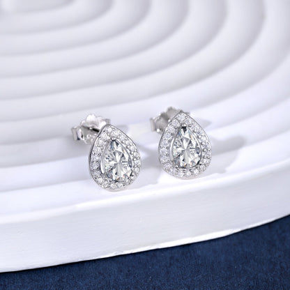 [Everoly JW]Luxurious Water Drop Shape Earrings