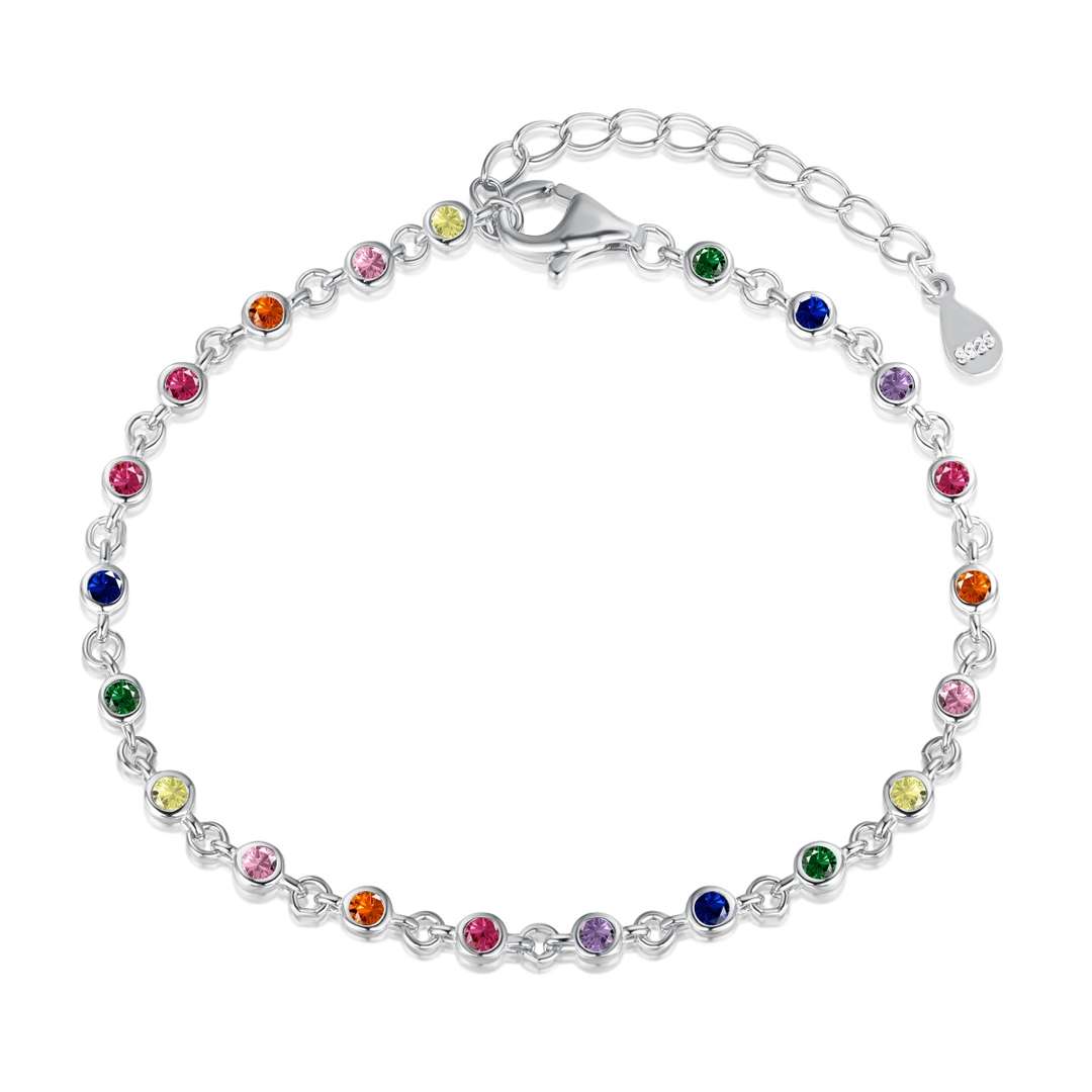 [Everoly JW]Colorful Bead Array Bracelet