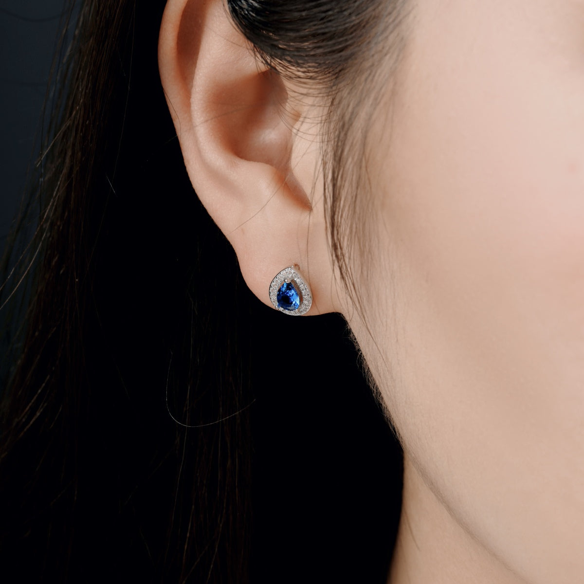 [Everoly JW]Luxurious Water Drop Shape Earrings