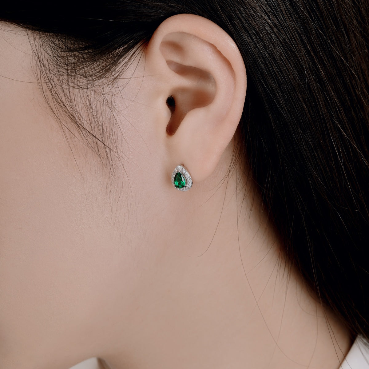 [Everoly JW]Luxurious Water Drop Shape Earrings