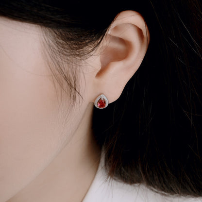 [Everoly JW]Luxurious Water Drop Shape Earrings