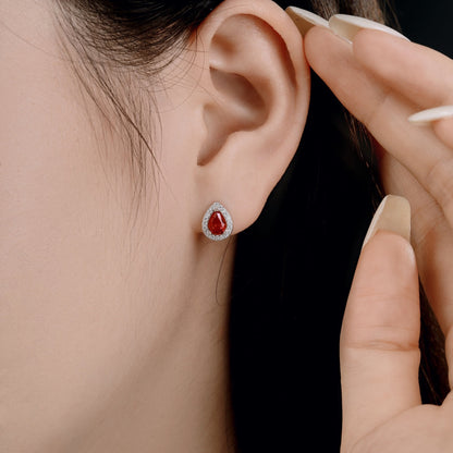 [Everoly JW]Luxurious Water Drop Shape Earrings