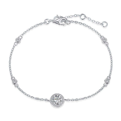 [Everoly JW]Dazzling Round Cut Shape Bracelet