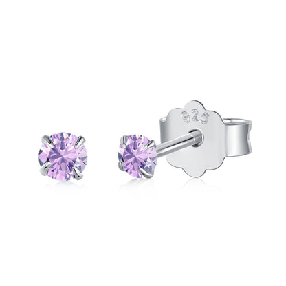 [Everoly JW]Delicate Solitaire Earrings