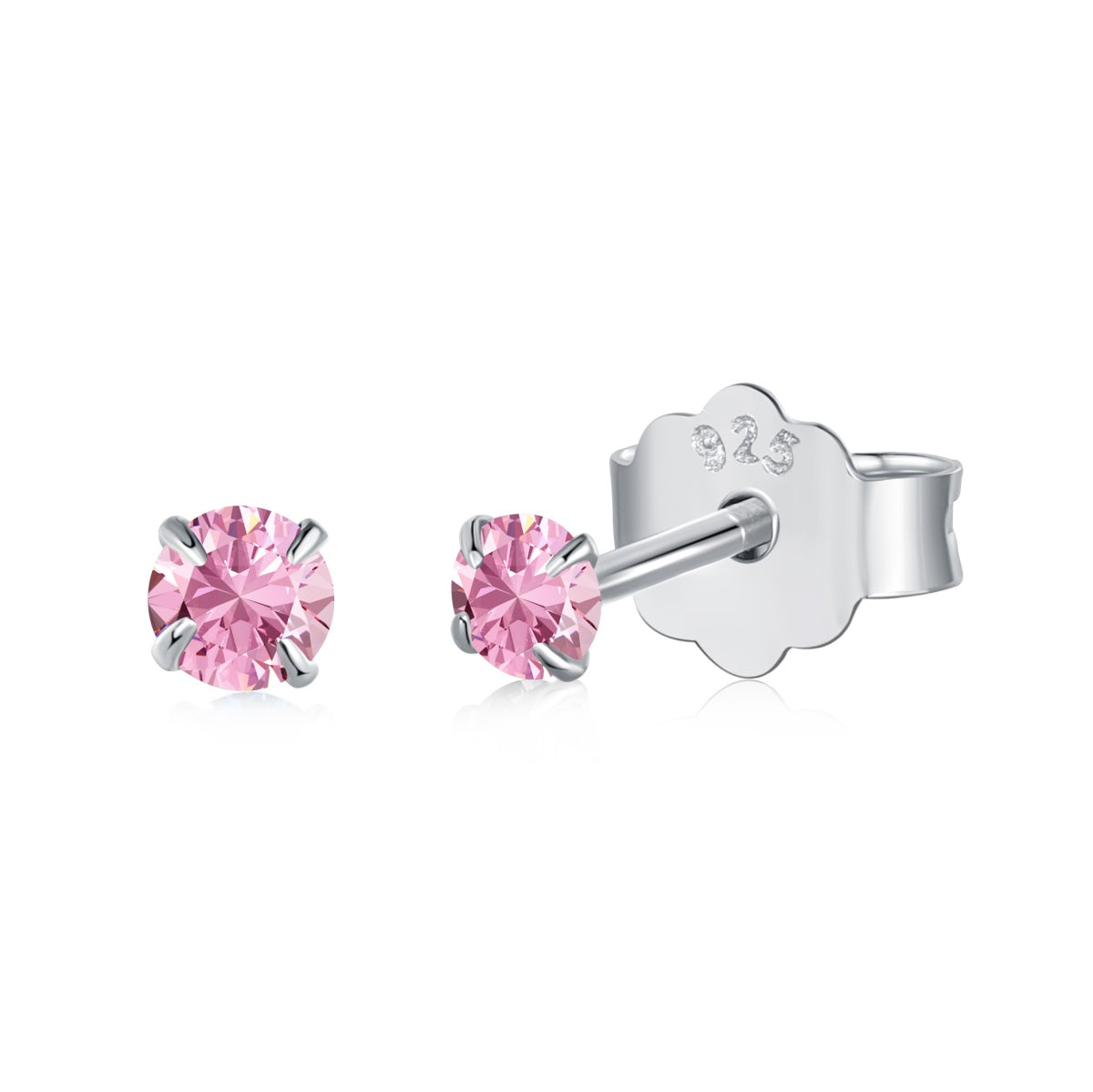 [Everoly JW]Delicate Solitaire Earrings