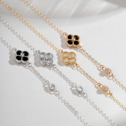 [Everoly JW]Delicate Four Leaf Clover Bracelet