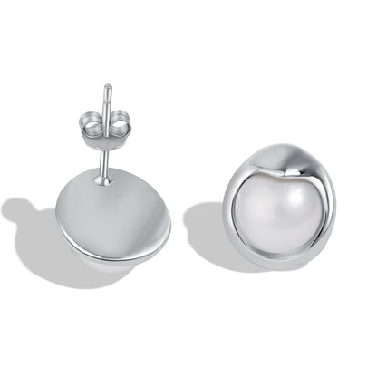 [Everoly JW]Dainty Bread Pearl Earrings