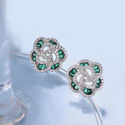 [Everoly JW]Exquisite Flower Shape Daily Earrings