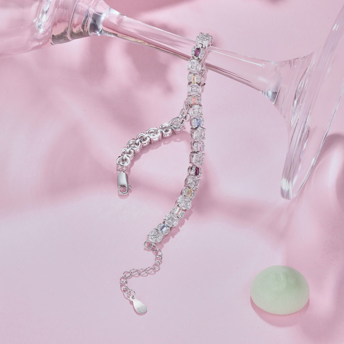 [Everoly JW]Dazzling Radiant Multi Cut Daily Bracelet