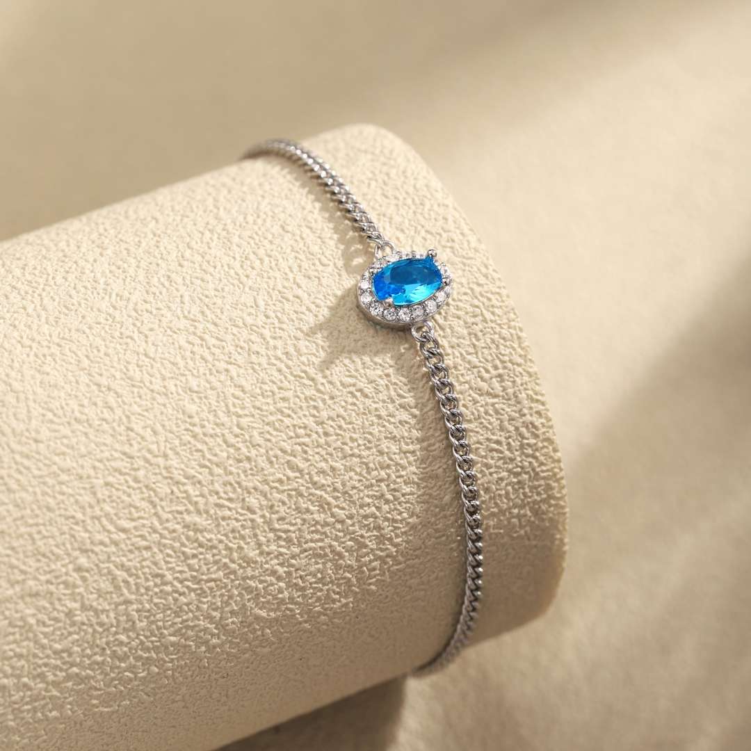 [Everoly JW]Exquisite Oval Shape Bracelet