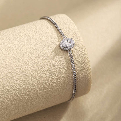[Everoly JW]Exquisite Oval Shape Bracelet