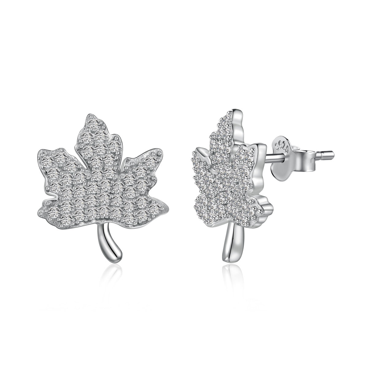 [Everoly JW]Exquisite Maple Leaf Design Earrings