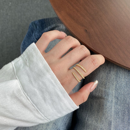 [Everoly JW]Unique Vibrant Entangle Daily Ring