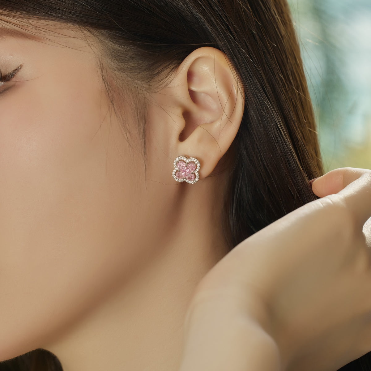 [Everoly JW]Lucky Four-Leaf Clover Exquisite Earrings