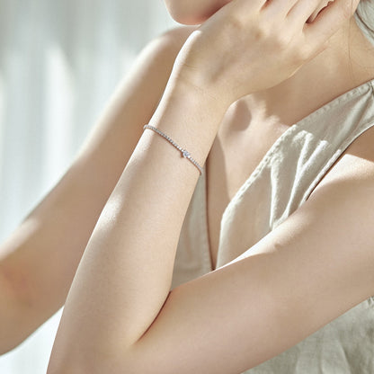 [Everoly JW]0.5 Carat Elegant Romantic Heart Shape Lover Bracelet