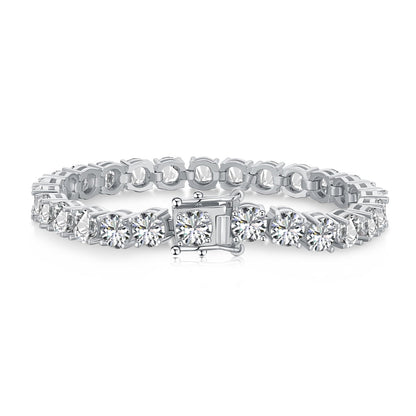 [Everoly JW]0.75 Carat Dazzling Round Cut Wedding Bracelet