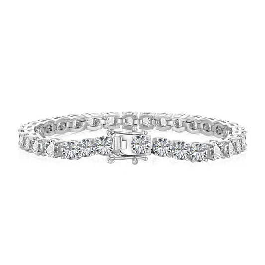 [Everoly JW]Ornate Sparkling Round Cut Wedding Bracelet