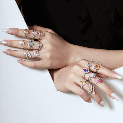 [Everoly JW]Unique Vivid Snake Shape Daily Ring