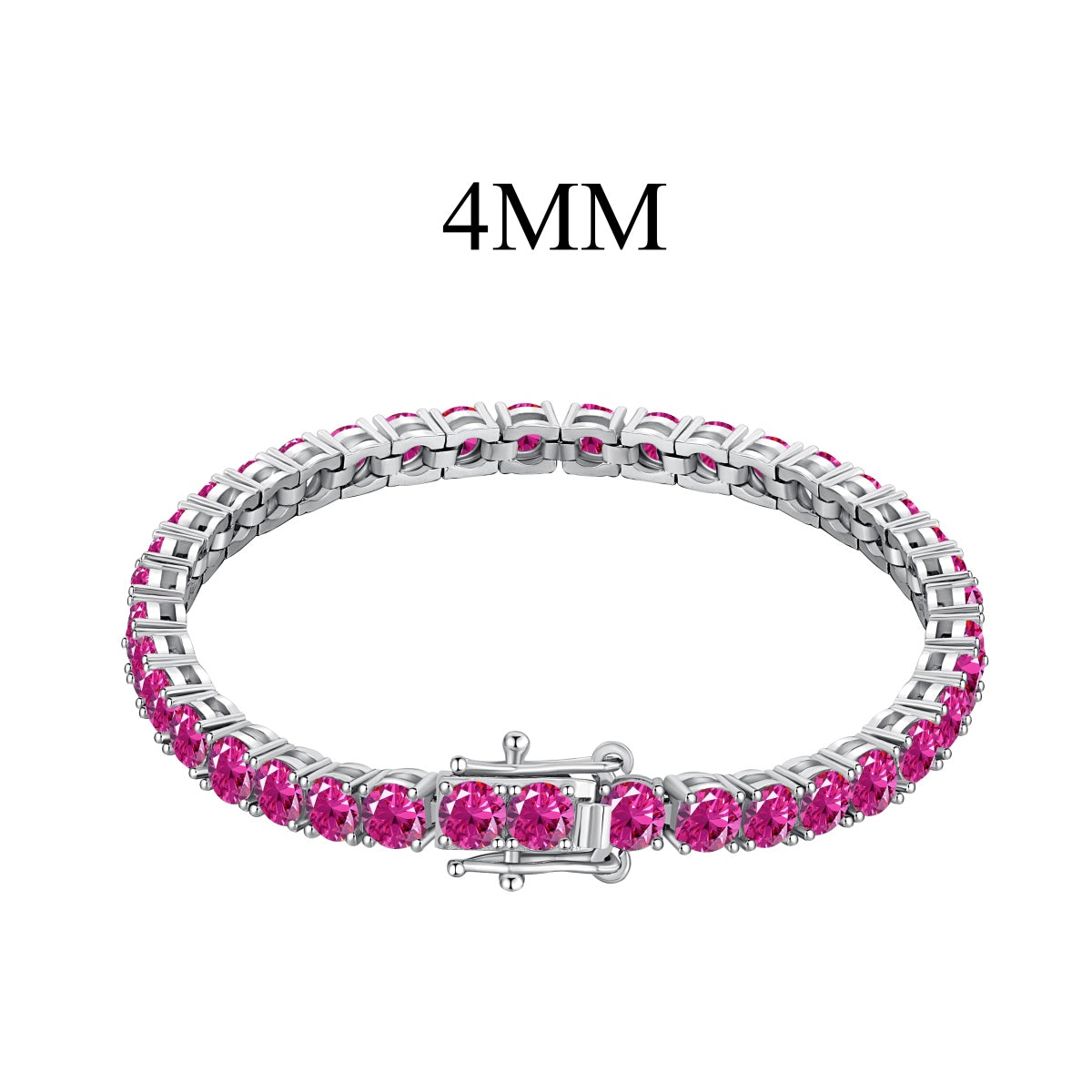 [Everoly JW]Radiant Colorful Round Cut Party Bracelet