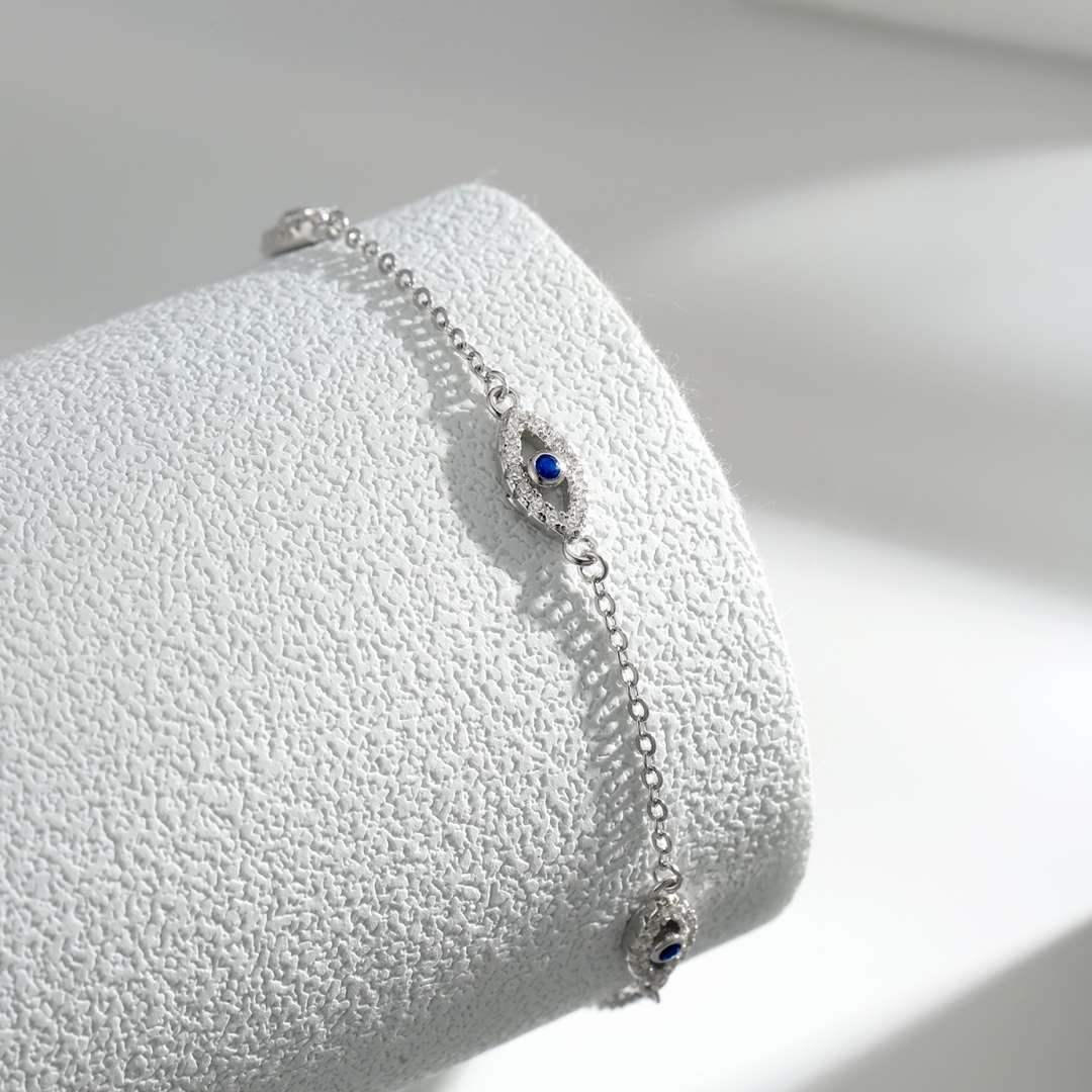 [Everoly JW]Evil Eye Shape Pendent Necklace