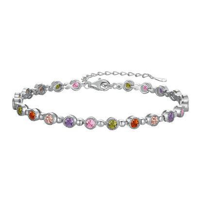 [Everoly JW]Sparkling Exquisite Round Cut Party Bracelet