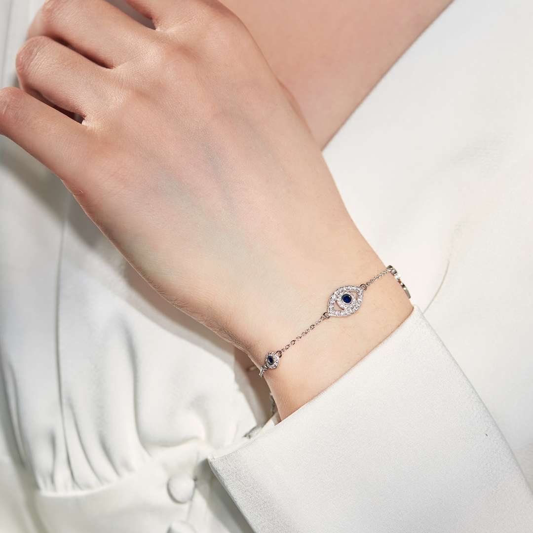 [Everoly JW]Dainty Eye Shape Necklace