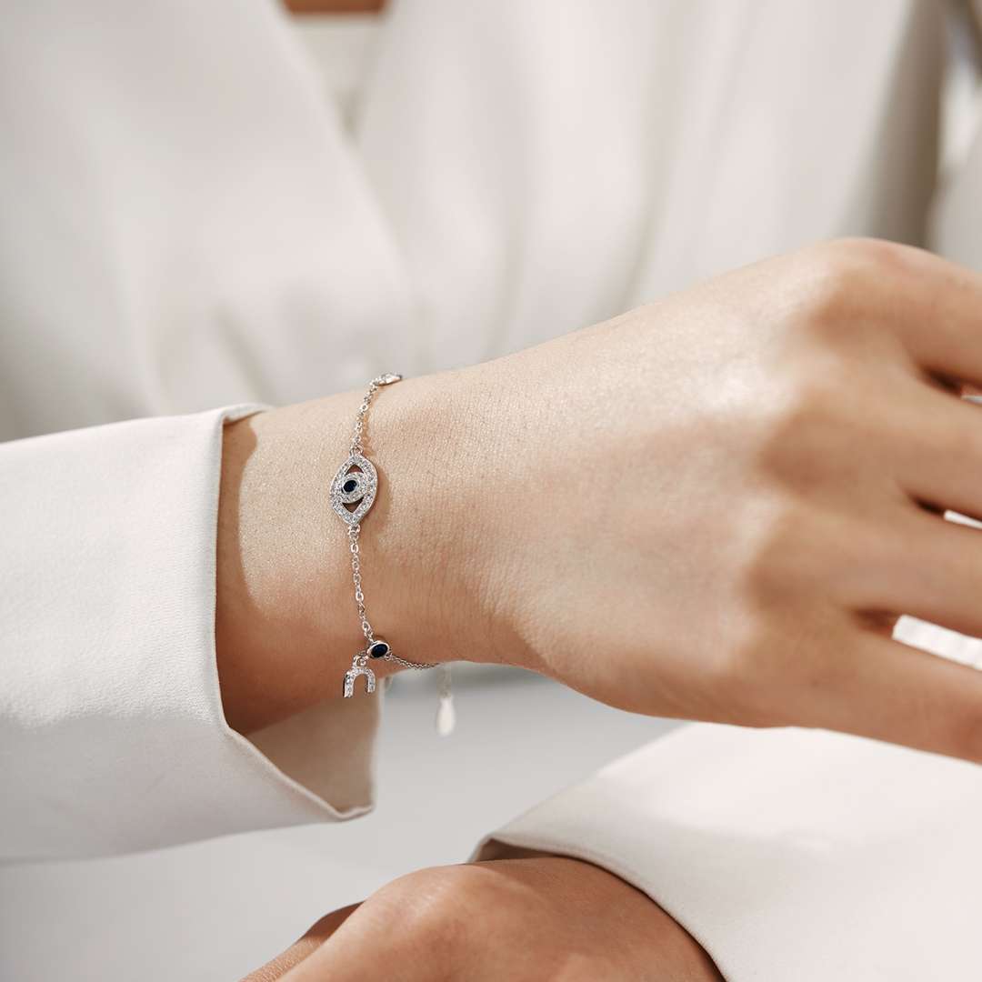 [Everoly JW]Dainty Eye Shape Necklace