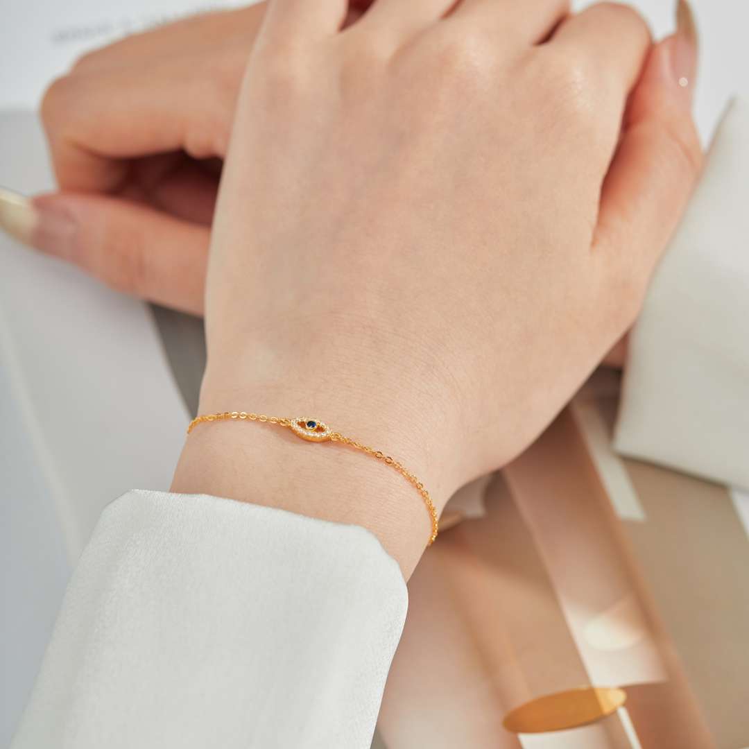 [Everoly JW]Evil Eye Shape Necklace