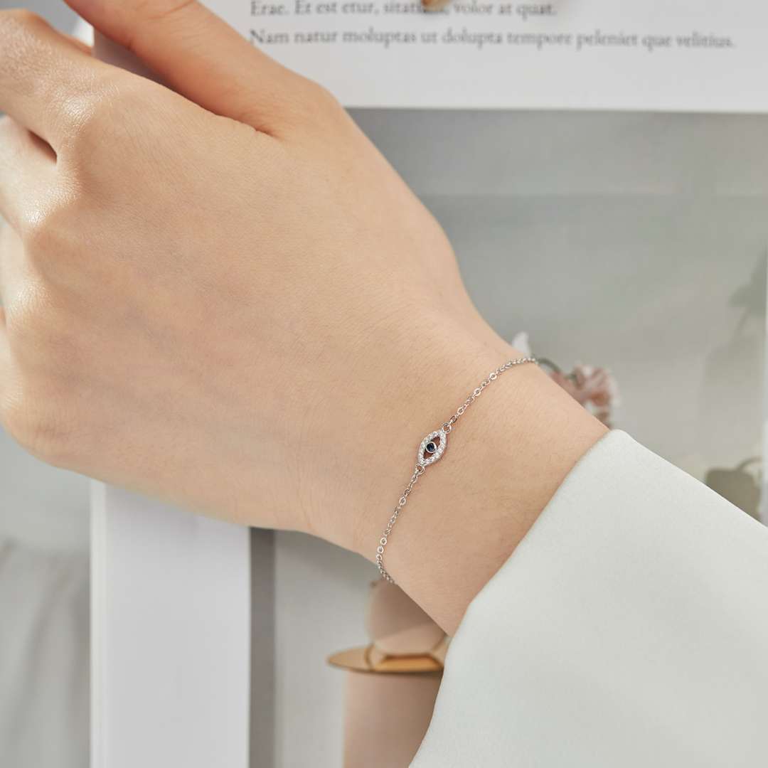 [Everoly JW]Evil Eye Shape Necklace