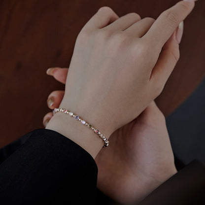 [Everoly JW]Sparkling Exquisite Round Cut Party Bracelet