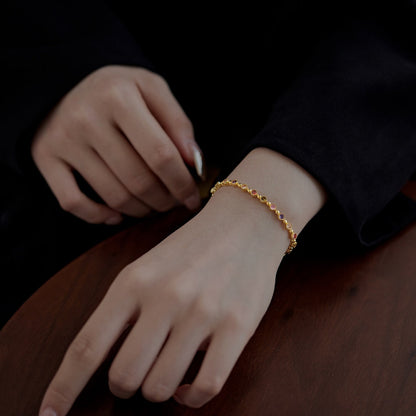[Everoly JW]Sparkling Exquisite Round Cut Party Bracelet