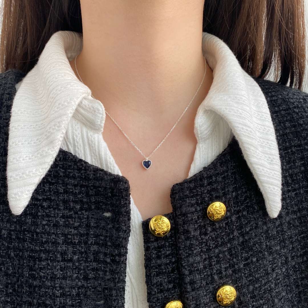 [Everoly JW]Ornate Heart Shape Necklace