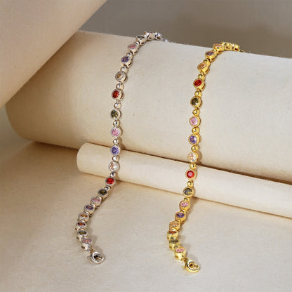 [Everoly JW]Sparkling Exquisite Round Cut Party Bracelet