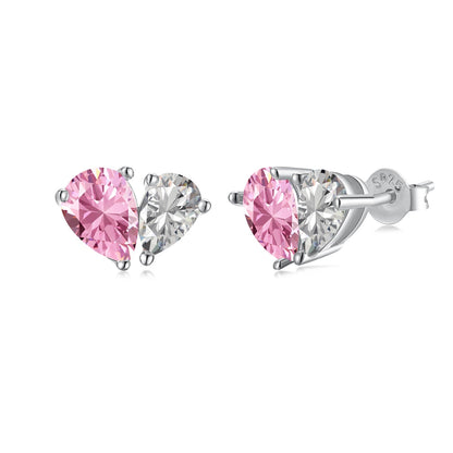 [Everoly JW]Dazzling Elegant Heart Cut Lover Earrings