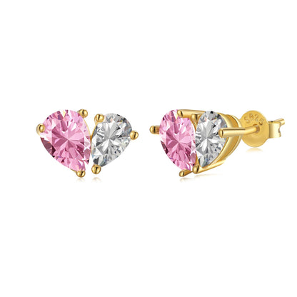 [Everoly JW]Dazzling Elegant Heart Cut Lover Earrings