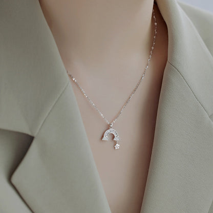 [Everoly JW]Unique Rainbow Star Necklace