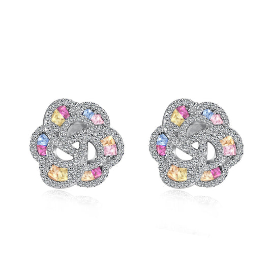 [Everoly JW]Exquisite Flower Shape Daily Earrings