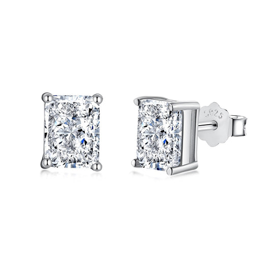 [Everoly JW]Radiant Luxurious Princess Cut Daily Earrings