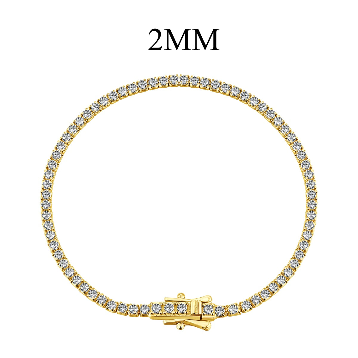 [Everoly JW]Radiant Colorful Round Cut Party Bracelet