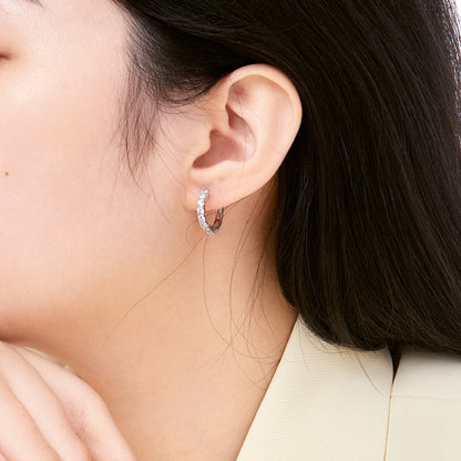 [Everoly JW]Radiant Colorful Round Cut Earrings