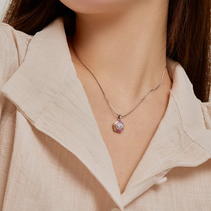 [Everoly JW]Charming Flower Colorful Necklace