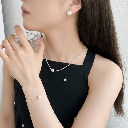 [Everoly JW]Delicate Pearl Earrings