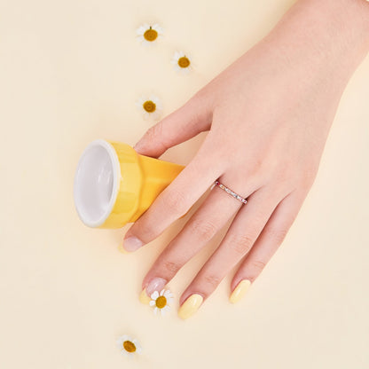 [Everoly JW]Charming Colorful Round Cut Daily Ring