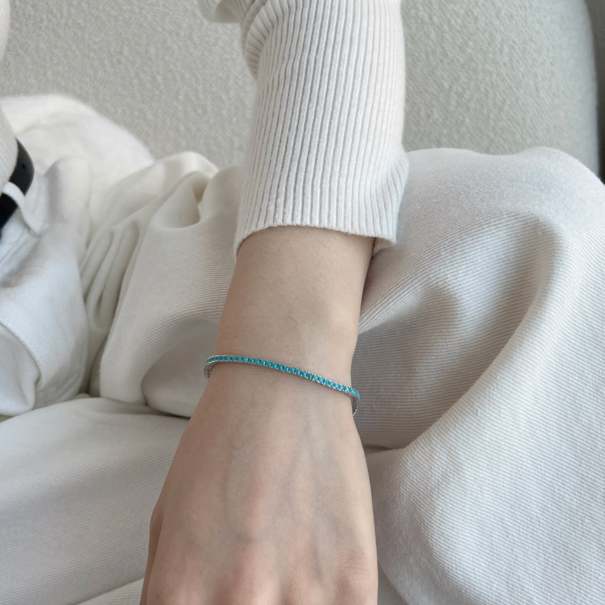 [Everoly JW]Dazzling Exquisite Round Cut Daily Bracelet