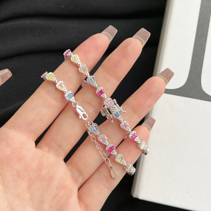 [Everoly JW]Radiant Water Drop Shape Daily Bracelet