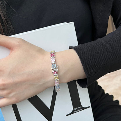 [Everoly JW]Delicate Colorful Multi Cut Party Bracelet