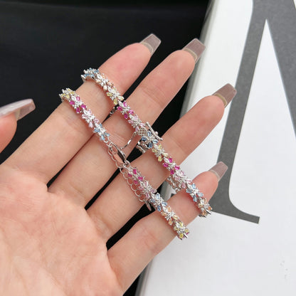 [Everoly JW]Radiant Colorful Emerald Cut Party Bracelet