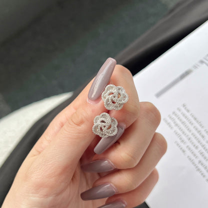 [Everoly JW]Exquisite Flower Shape Daily Earrings