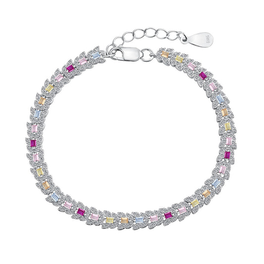 [Everoly JW]Delicate Colorful Multi Cut Daily Bracelet